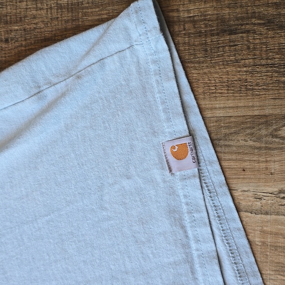 NWOTs Carhartt Womens Light Blue Graphic Tee Size XL - Picture 3 of 5